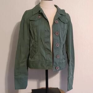 Tildon army green jacket size Small‎